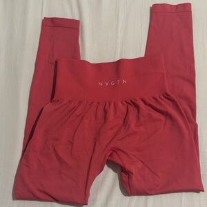 NVGTN Coral Pink Seamless High-Waist Leggings